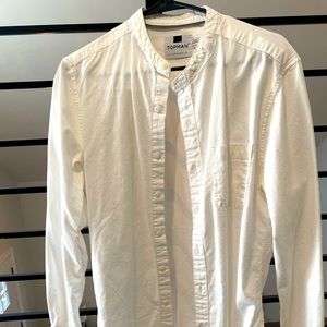 Top man white button up